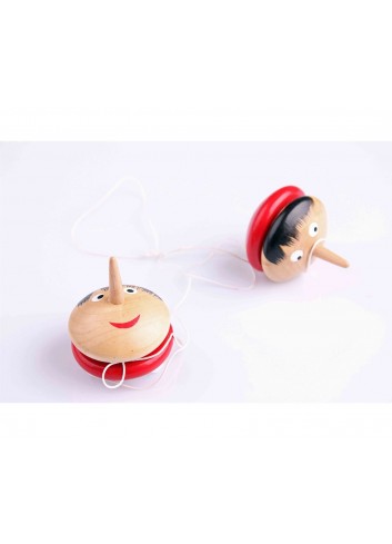 Nani Toys 2 Wooden Pinocchio Yoyo Set