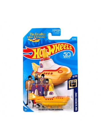 License Hot Wheels The Beatles Yellow Submarine