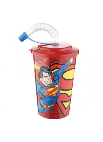 Hereven Licensed Superman Straw Cup