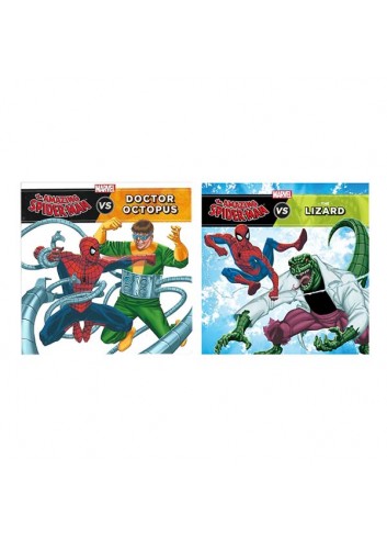 Marvel The Amazing Spiderman vs Lizard & Octopus Licensed Book Set