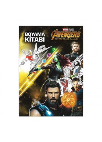 Avengers Sonsuzluk Savaşı Boyama Kitabı (Turkish Colorful Book)