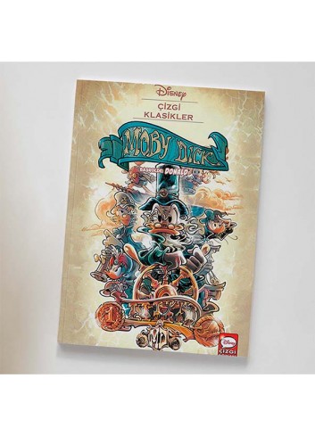 Moby Dick Başrolde Donald Çizgi Klaiskler Disney (Turkish Comic Book)
