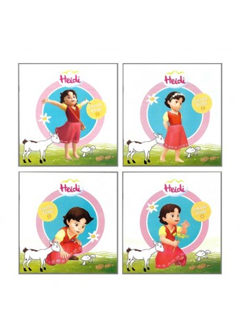 Heidi Etkinlik Kitabı Set 1-4 (Çocuk Kitap)