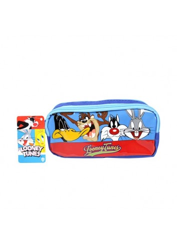 Looney Tunes Licensed Waterproof Blue Pencil Case