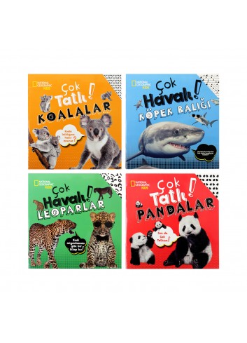 National Geographic Kids Very Cute and Cool Animals Set (Turkish Book)