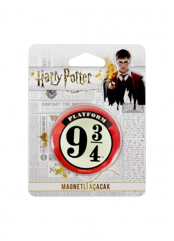 Harry Potter 9 3/4 Platform Magnetli Metal Açacak