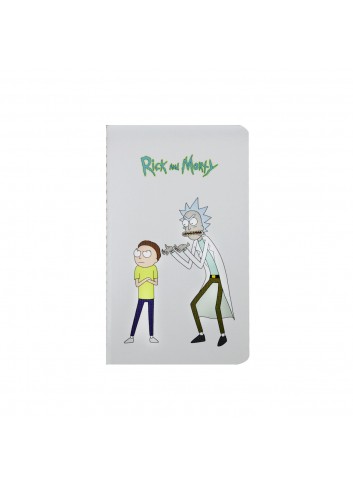 Rick And Morty Notebook White Cover 35 Pages