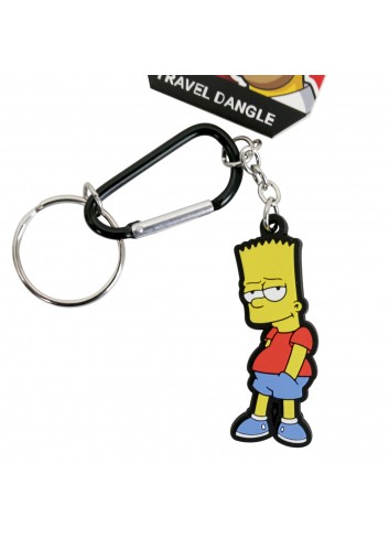 The Simpsons Bart Simpson Keychain Travel Dangle