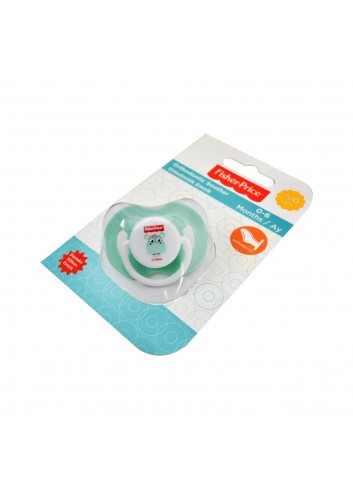 Fisher Price 0-6 months Baby Palate Silicone Orthodontic Pacifier Green