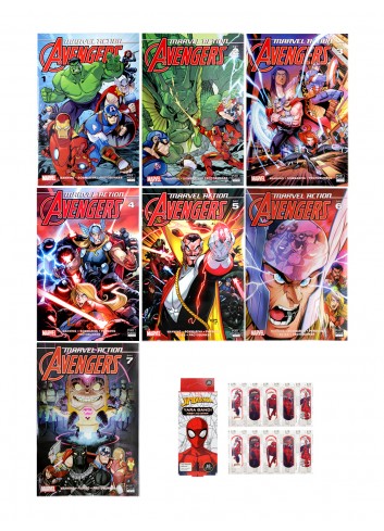 Marvel Action Avengers 1-7 Set (Çizgiroman) Yarabandı Hedyeli
