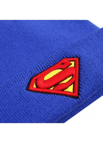 Licensed Superman Logo Beret Blue